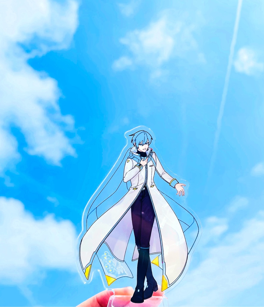 空に透けるKAITOアクリルスタンド正面向きver.1