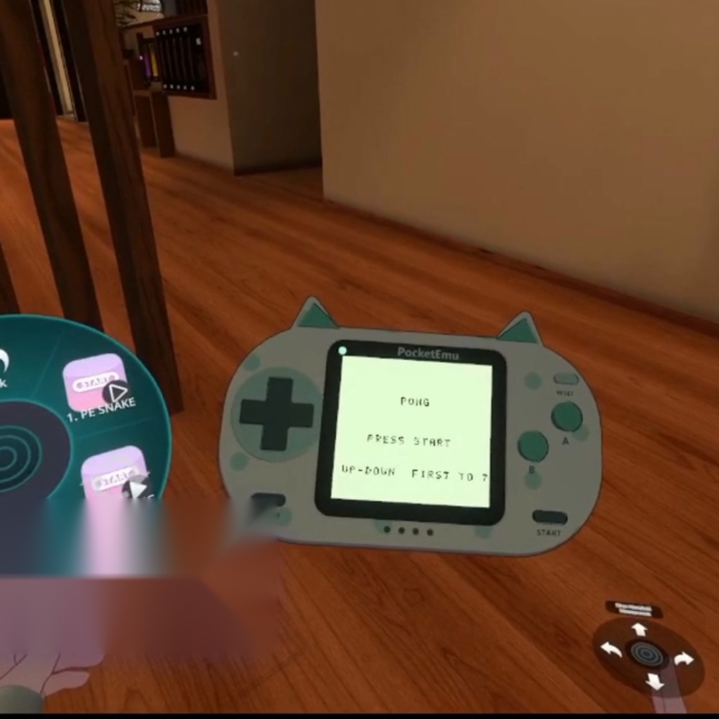 PocketEmu 遊べる携帯ゲーム機【VRChatアバター用ギミック】