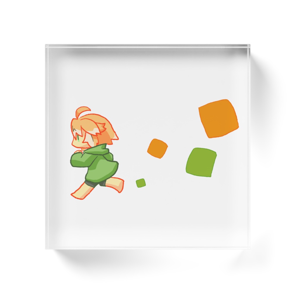 寅大路わもアクリルブロック