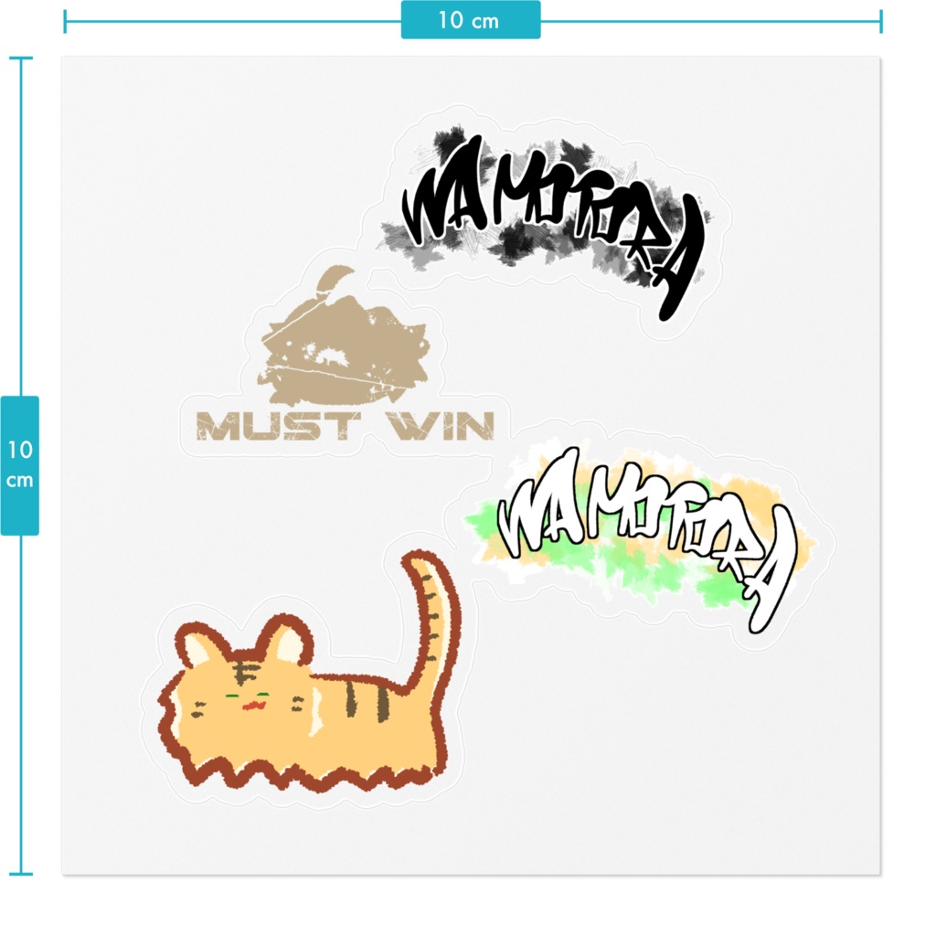 寅大路わもステッカーセット