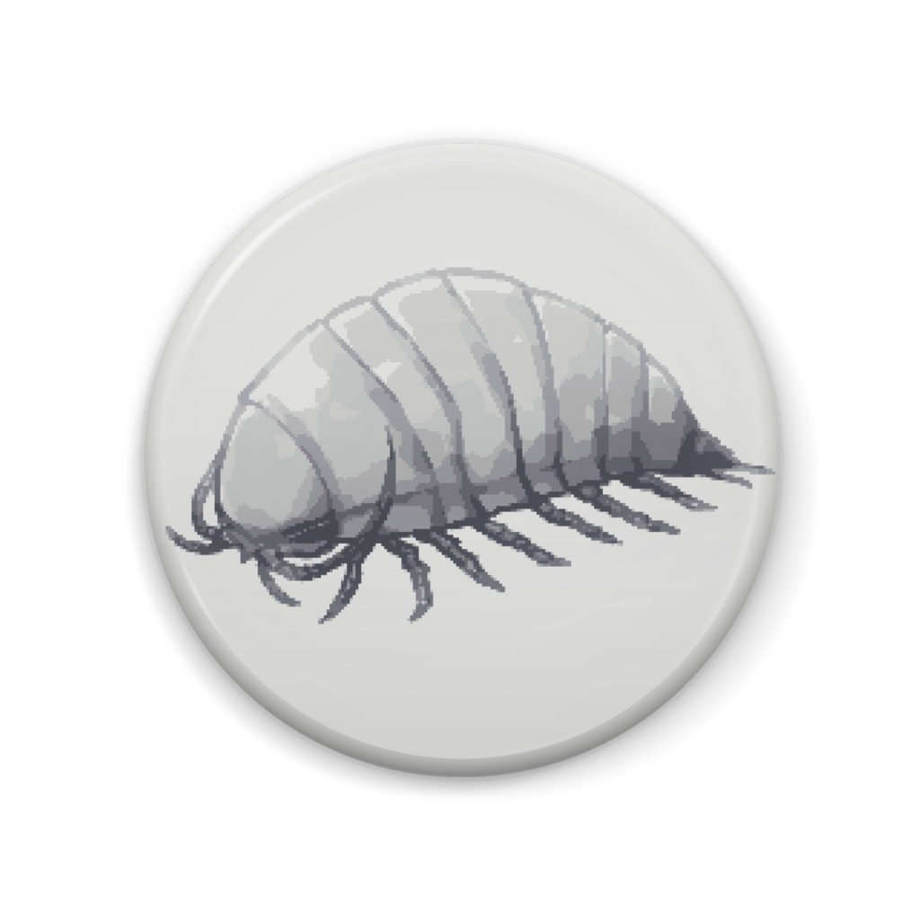 グソクムシ缶バッジ