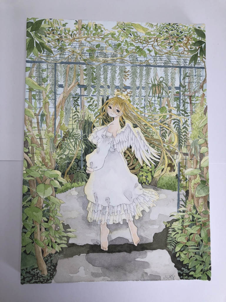 原画「夢で待っている」2022