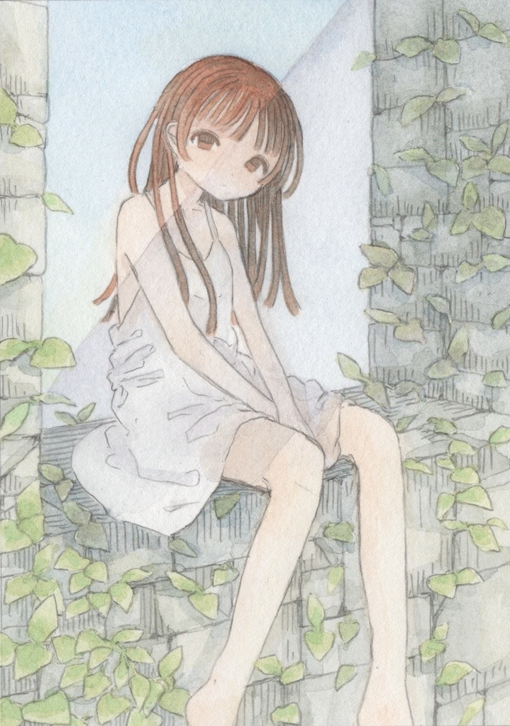 はがきサイズイラストオーダー