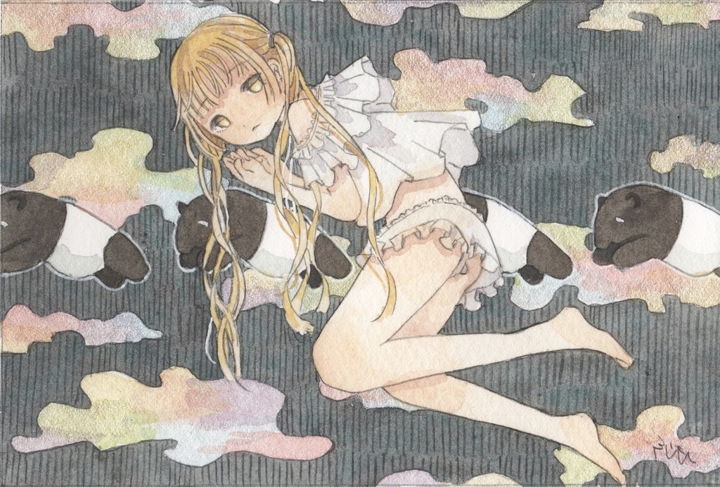 はがきサイズイラストオーダー