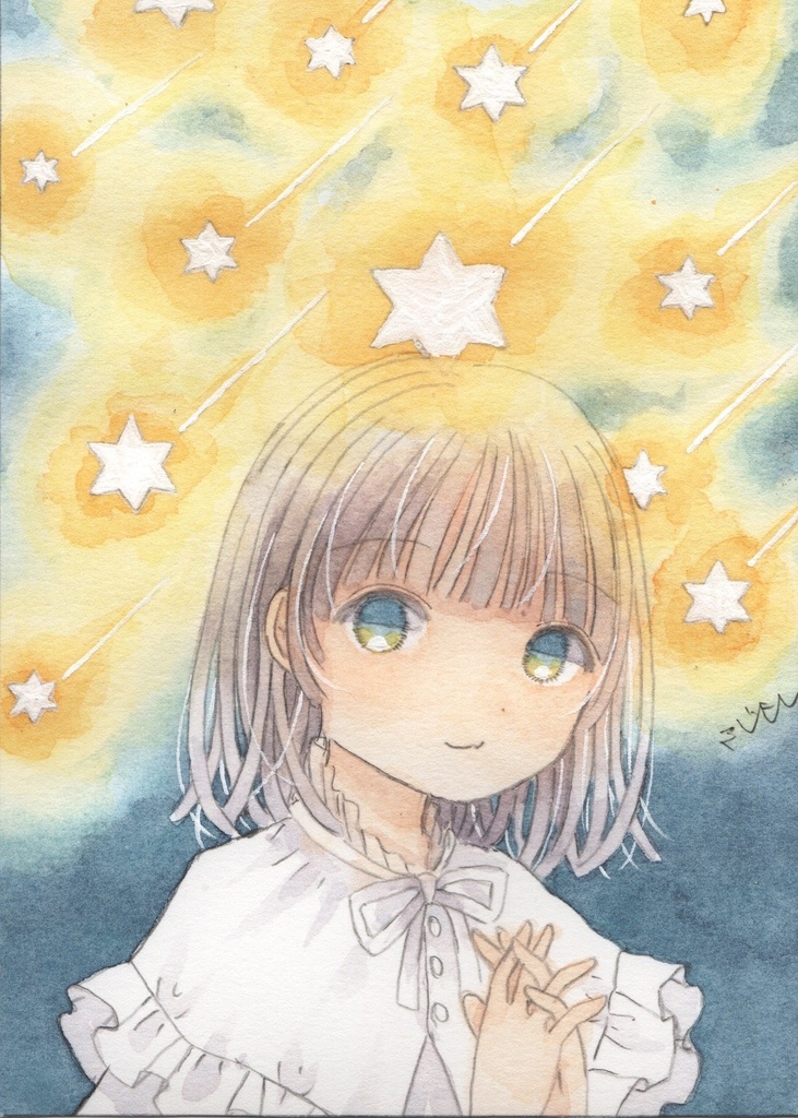 はがきサイズイラストオーダー