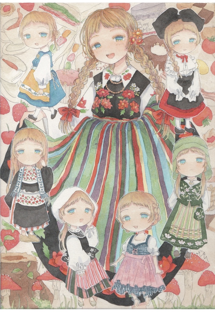 原画「Dress-up doll」