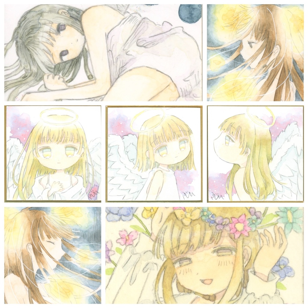 ATC原画・ミニ色紙原画　4/5 20時から