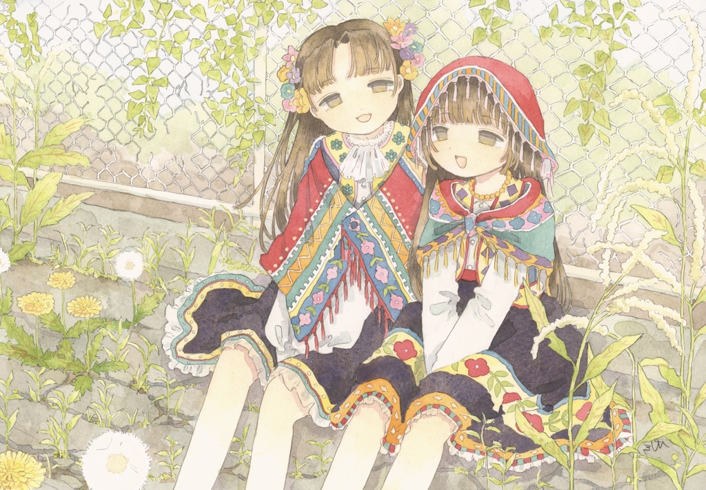 新作)原画「あたたかな時間」