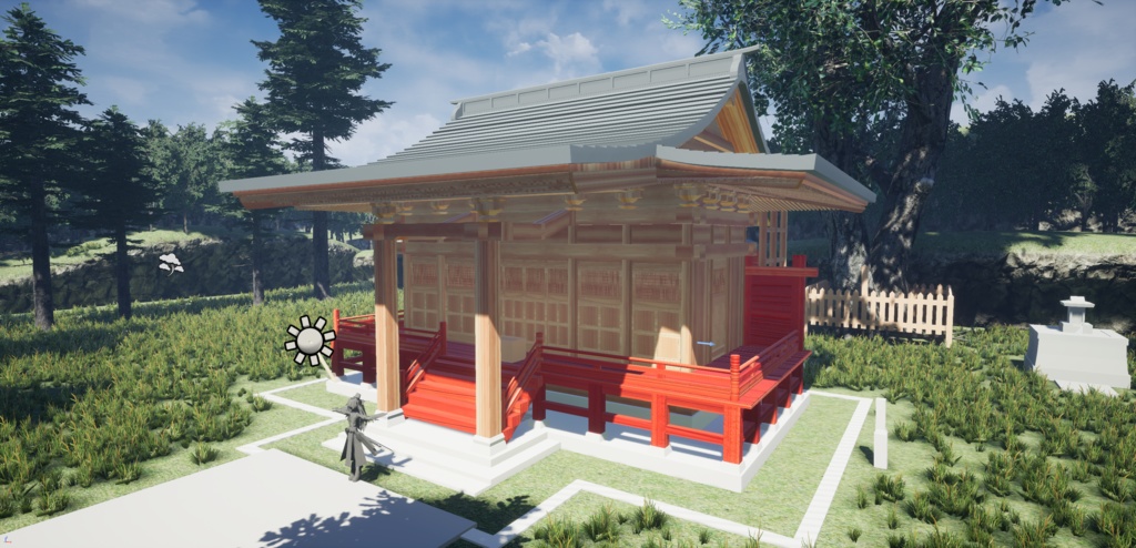 【3Dモデル】『五十鈴神社』