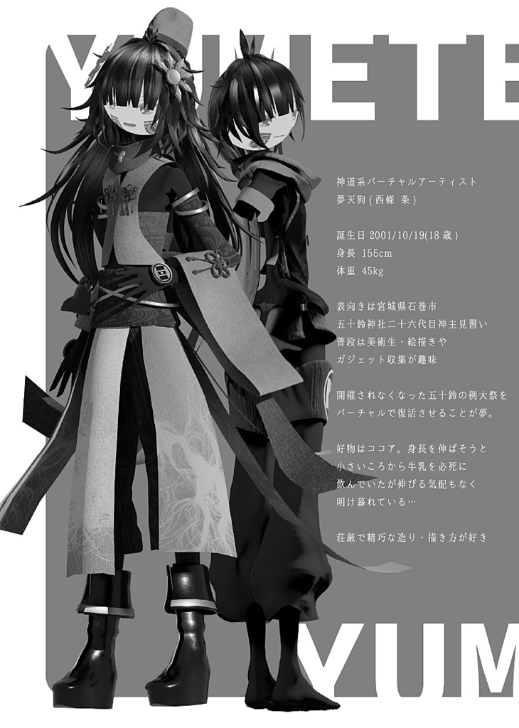 夢天狗がVTuberになるまで【24P・DL版】