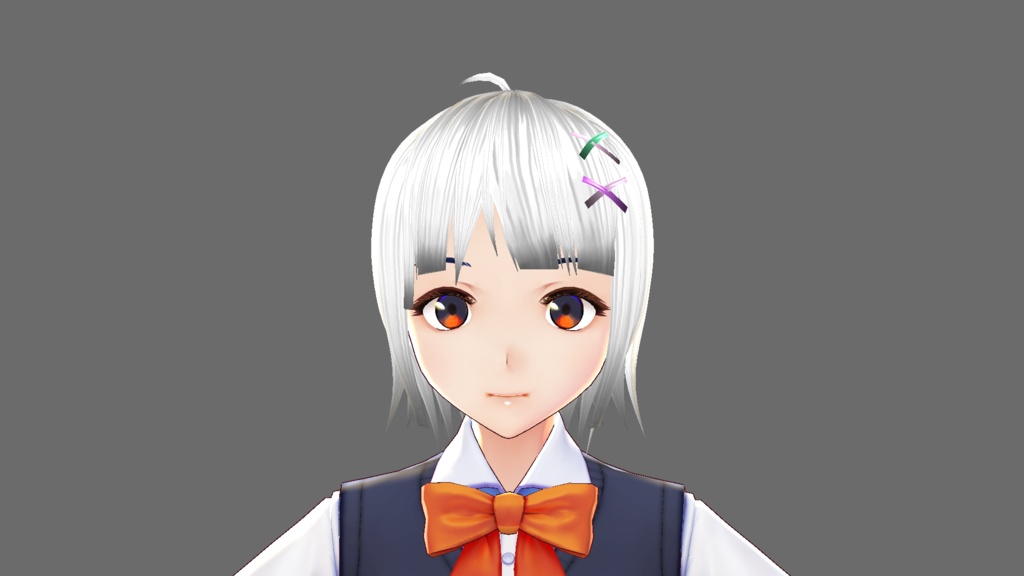 パンキッシュボブ(ヘアピン付き)※耳隠し可能ベータ版で作成 VRoid用ヘアープリセット