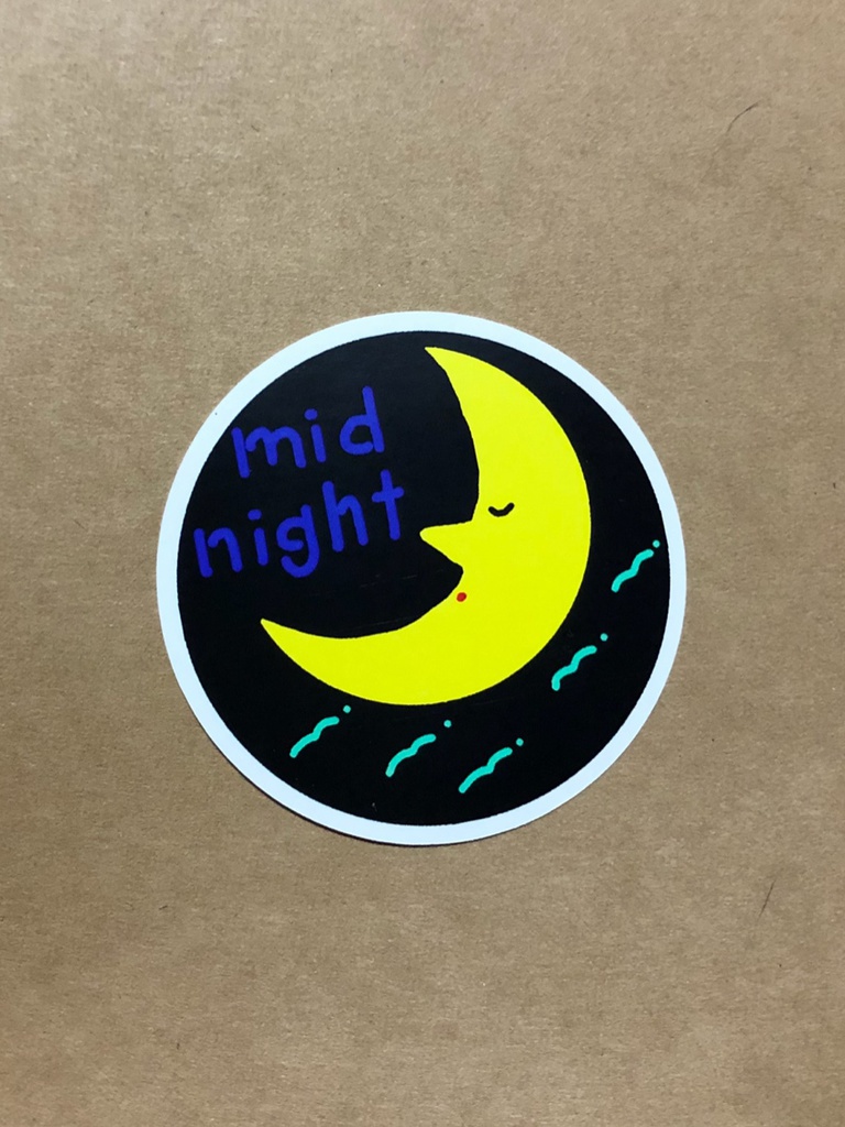 midnightステッカー