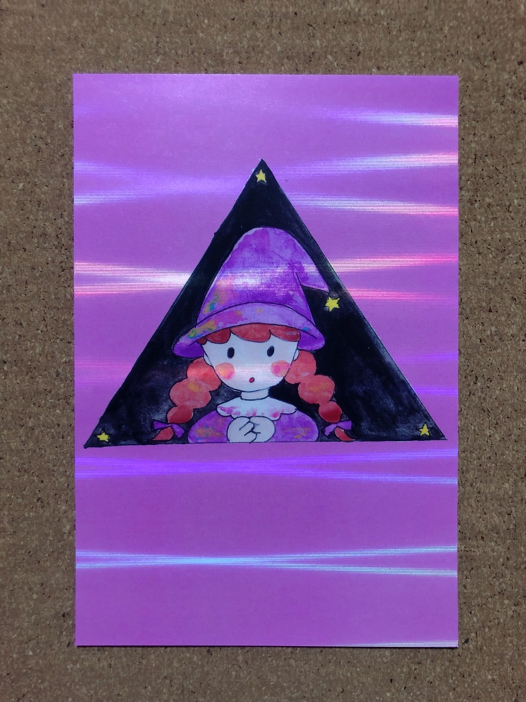 ポストカード 魔女っ子