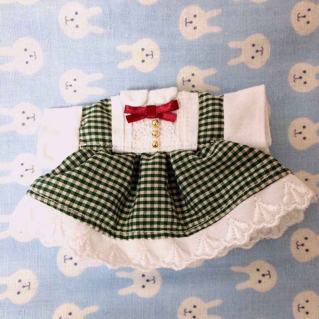 ぬいちゃんの春ワンピース