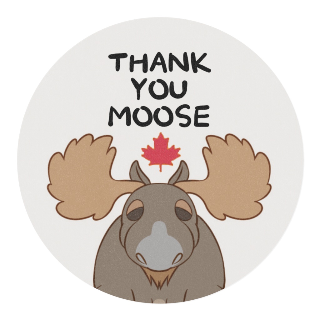 THANK YOU MOOSE マステ【25mm幅】