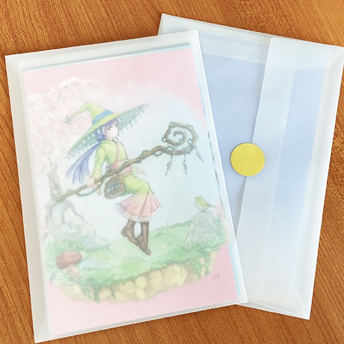 「季節の魔女たち」ポストカード4種