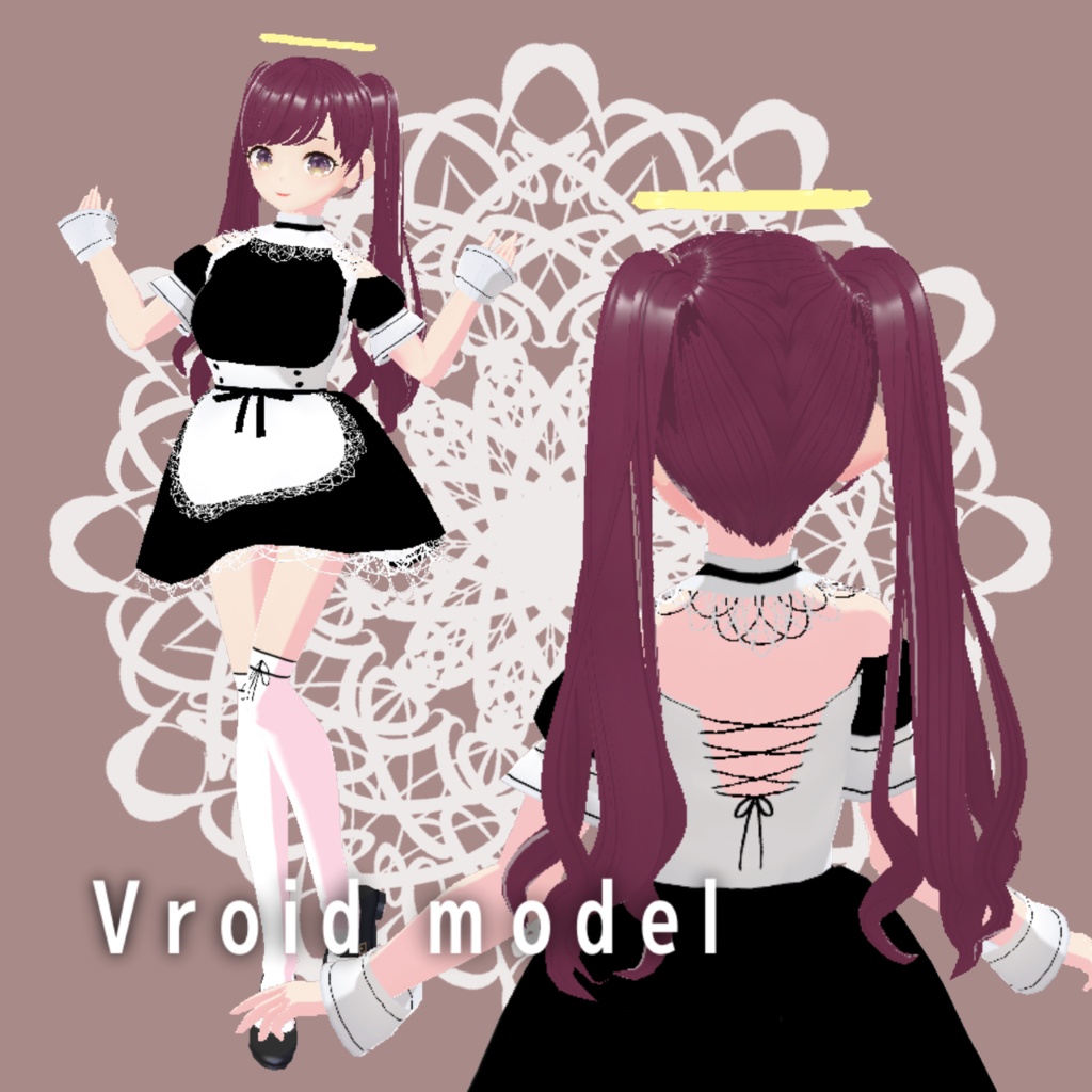 【Vroid製3Dモデル】天使ちゃん【VRMデータ】