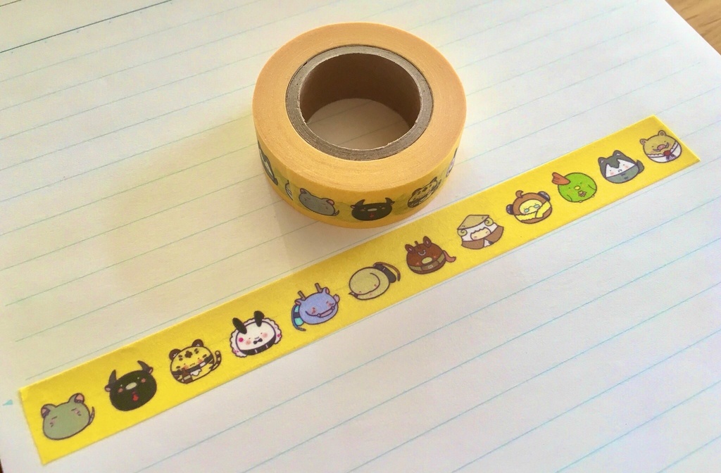 十二大戦マスキングテープ