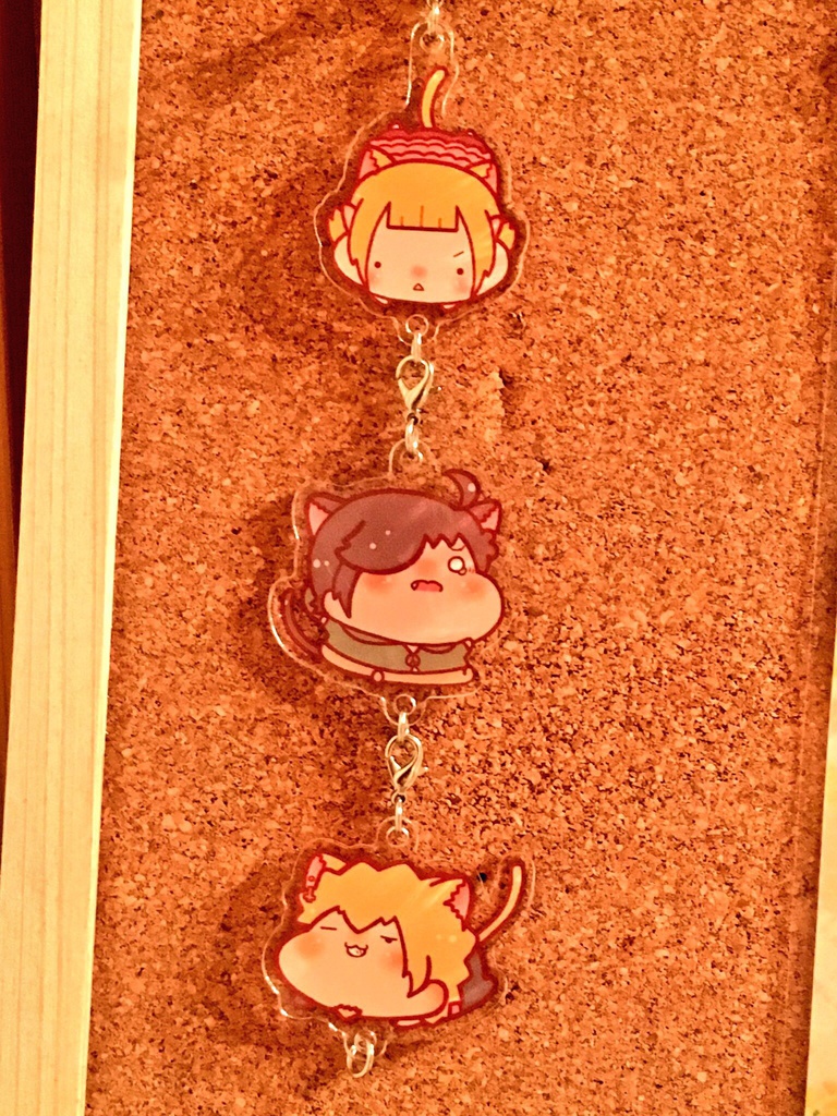 つながるアクリルチャーム