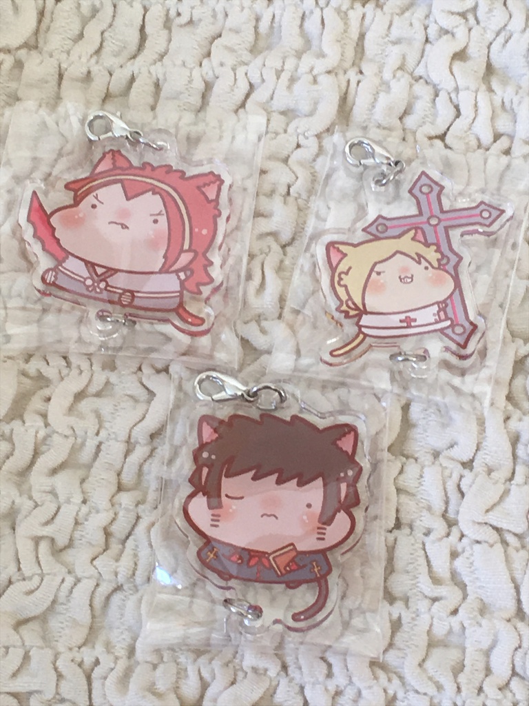 つながるアクリルチャーム