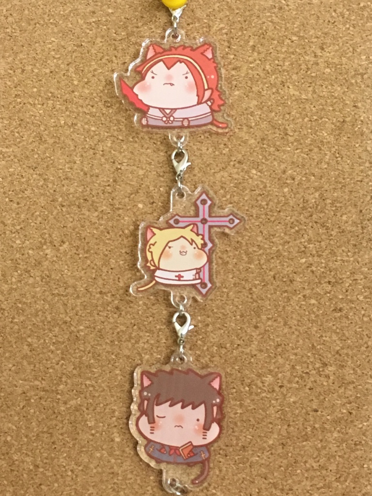 つながるアクリルチャーム