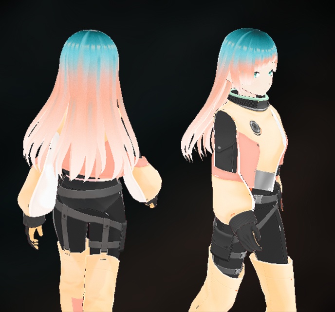 Teal and orange