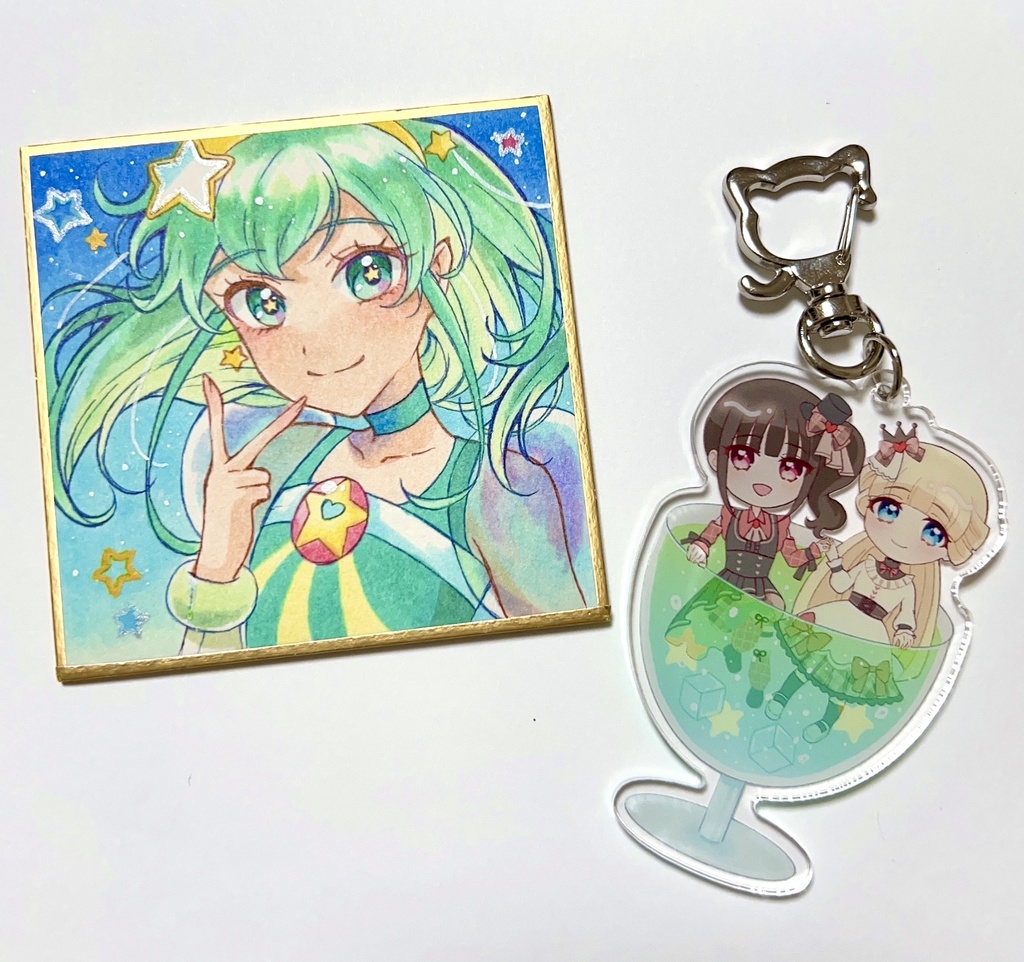 【Aグループ】豆色紙+まゆユキアクキーセット