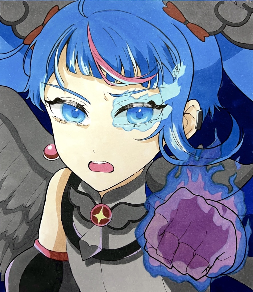 色紙・中　ダークスカイ