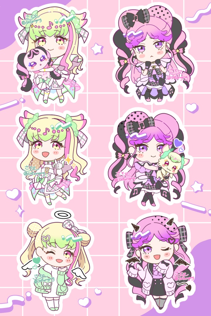 ズキューンキッスステッカーシール