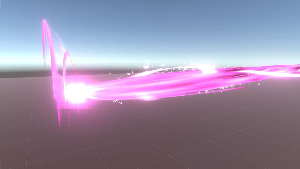 【unity/VRChat】桜咲く、かめはめ波。