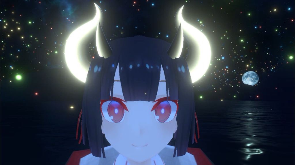 【VRC想定】AudioLinkで色変する角