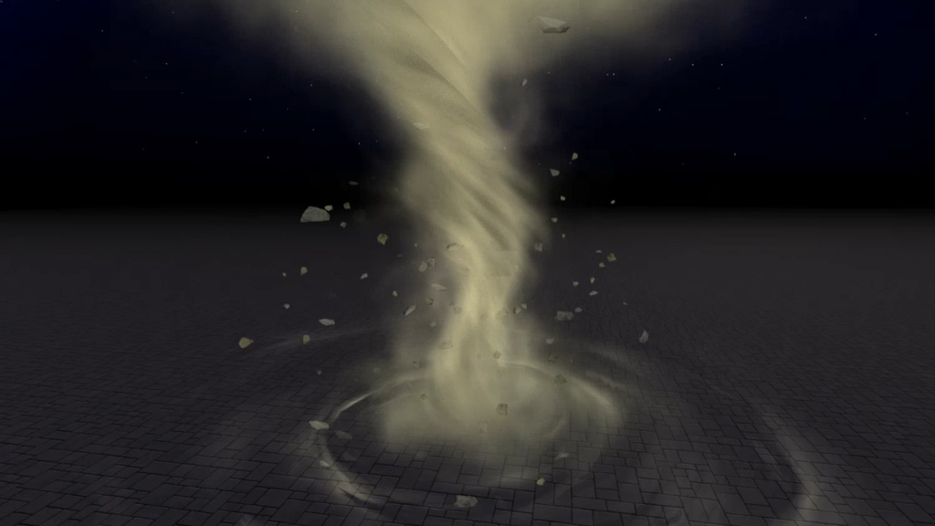 【unity/VRChat】Tornado VFX(3 種)