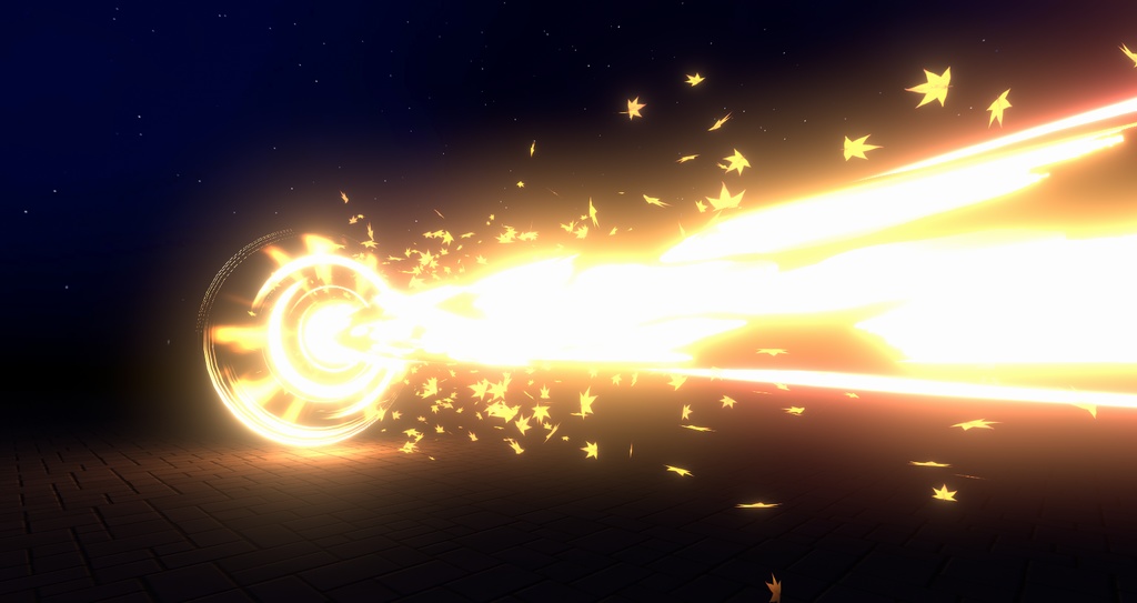 【unity/VRChat】秋 chill...エフェクト (3種)