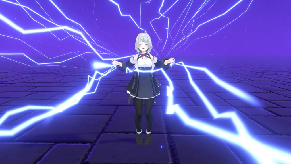 【VRChat想定・MA対応】雷神エフェクト / Thunder God Effect