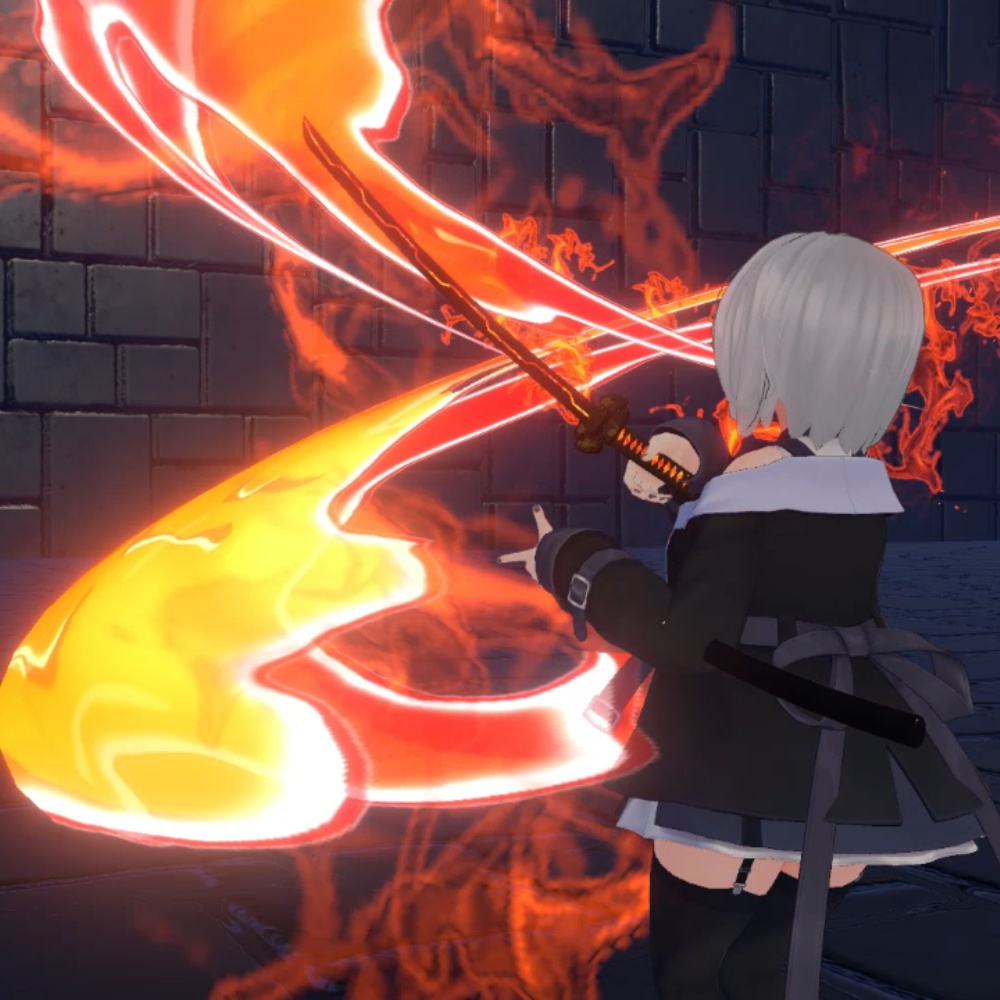 【VRChat想定・MA対応】とばす斬撃 ー火ー