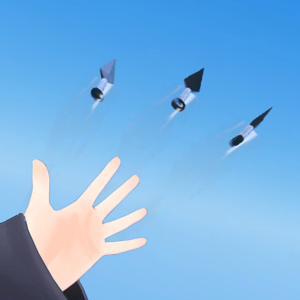 【VRChat想定・MA対応】投げる!手裏剣 & クナイ - Shuriken & Kunai -