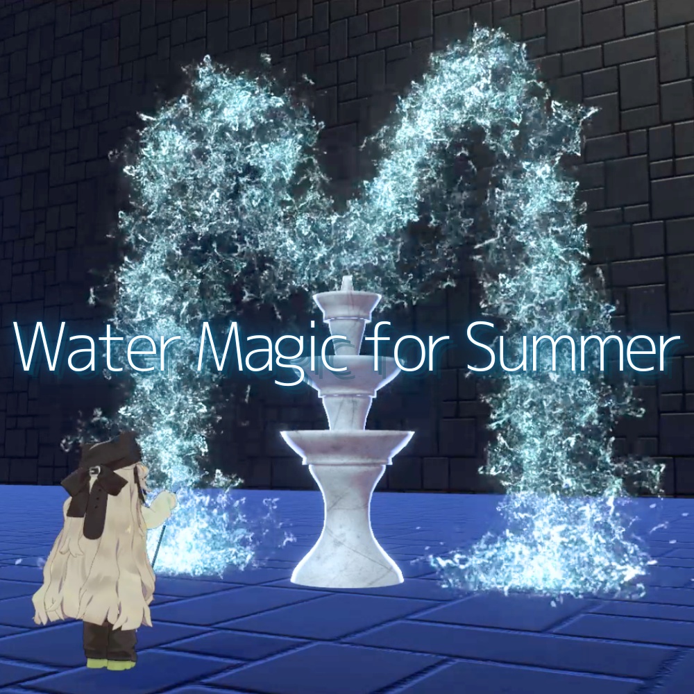 【VRChat想定・MA対応】夏に浴びたい水魔法（3種）/ Water Magic for Summer