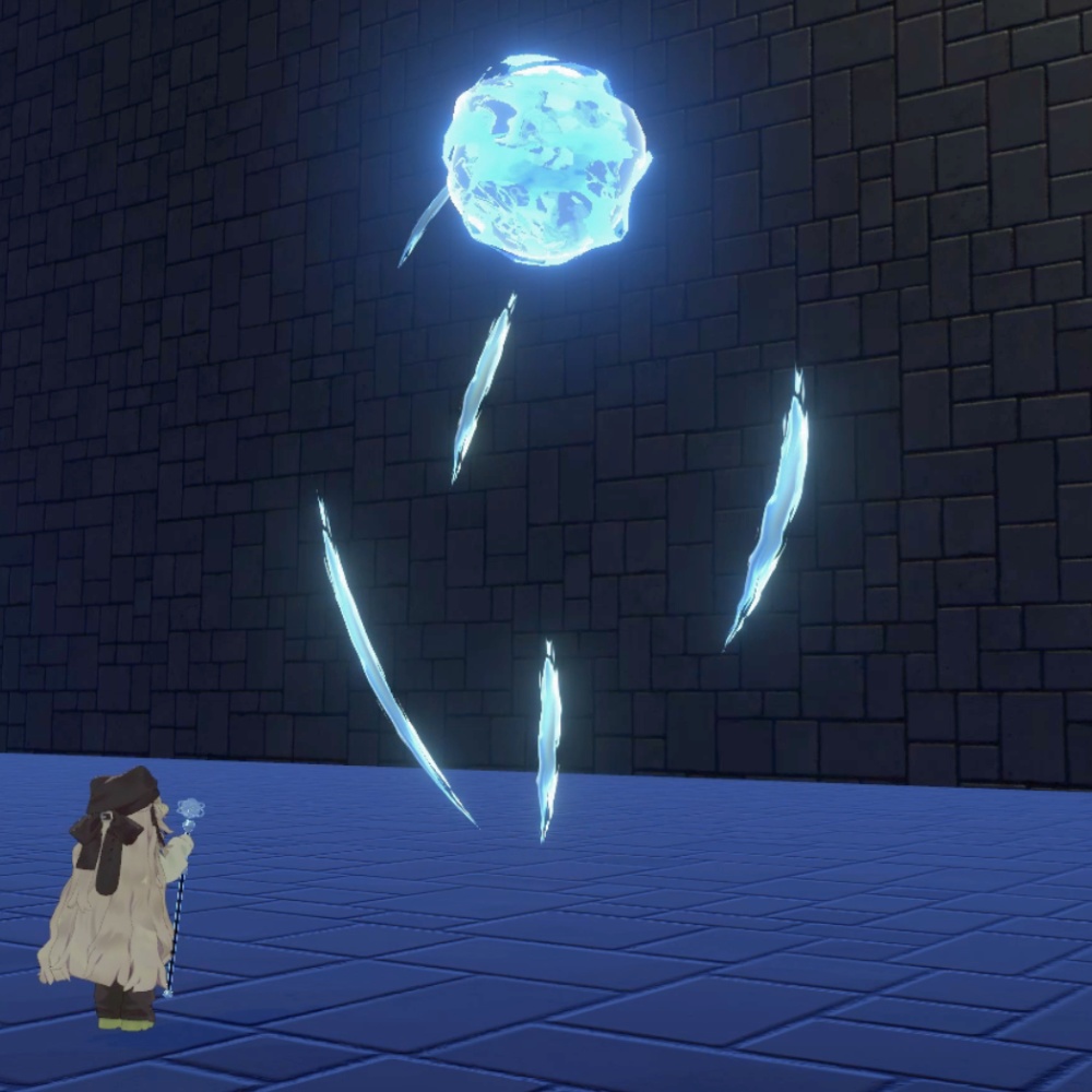 【VRChat想定・MA対応】夏に浴びたい水魔法(3種)/ Water Magic for Summer