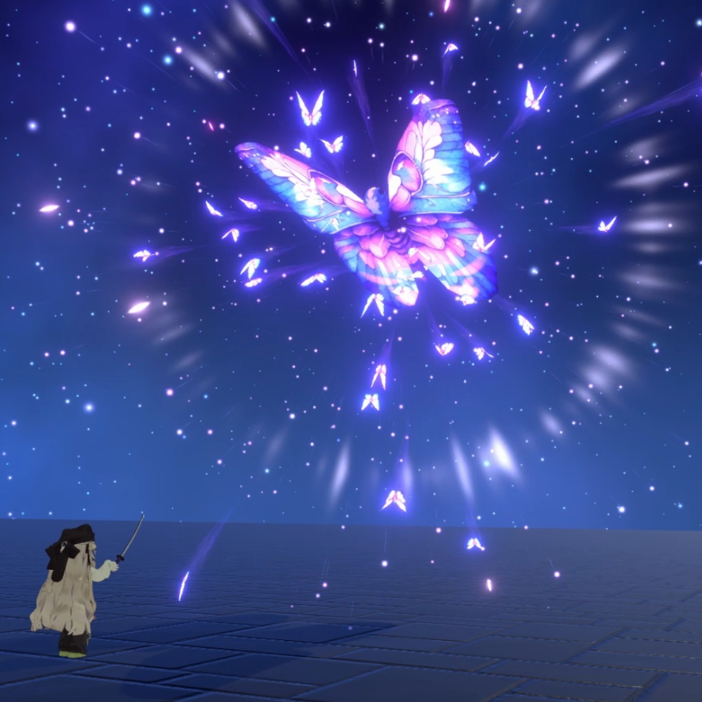 【VRChat想定・MA対応】蝶の舞う刀 / Butterfly Sword