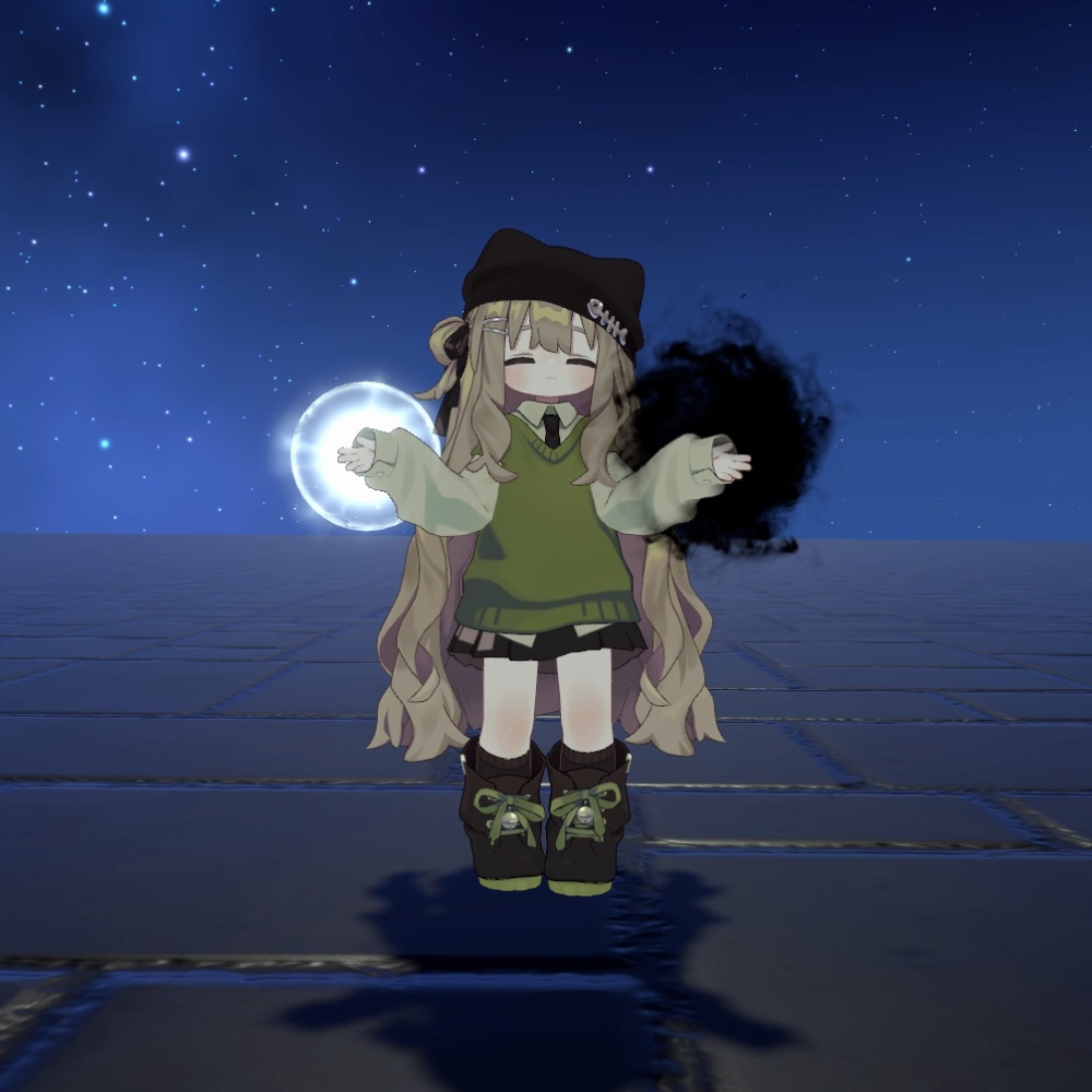 (復刻版)【VRChat/MA対応】右手グラグラ・左手ヤミヤミ / Tremor & Dark