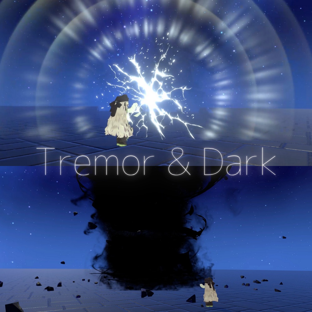 (復刻版)【VRChat/MA対応】右手グラグラ・左手ヤミヤミ / Tremor & Dark