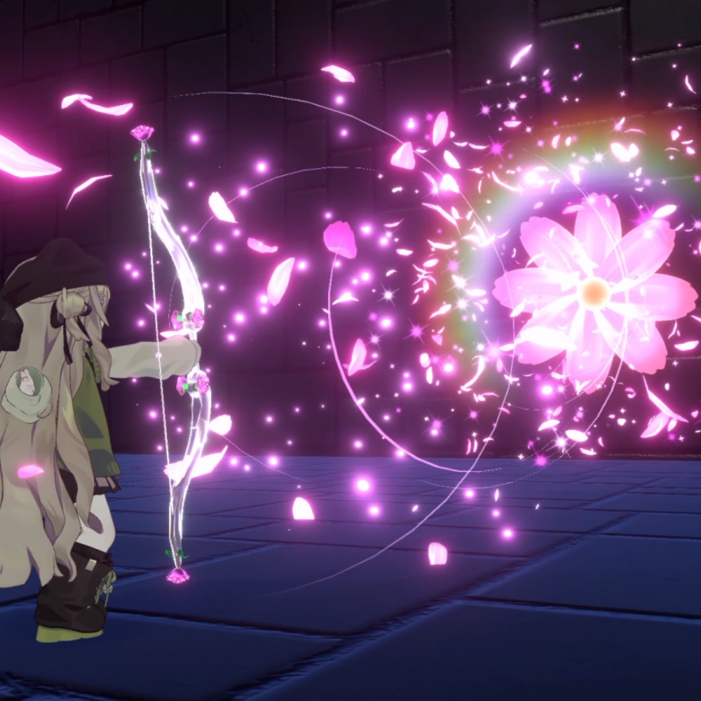 【VRChat・MA魔法武器】花の弓矢 / Flower Bow