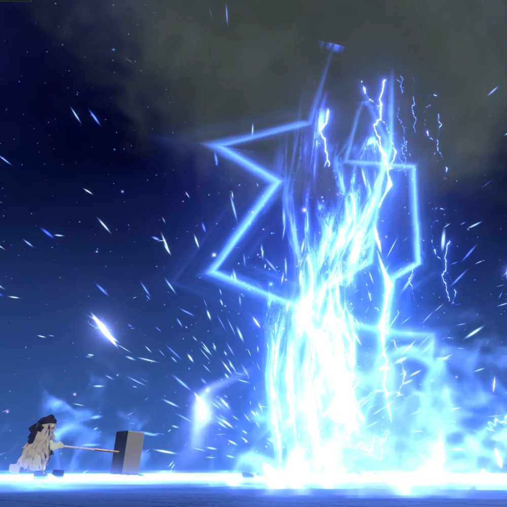 【VRChat・MA魔法武器】鉄雷ハンマー / Thunder Hammer-Lightning