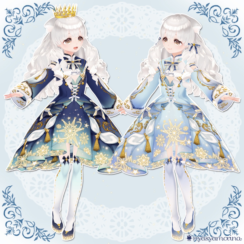 ステラドレス(VRoid用衣装)