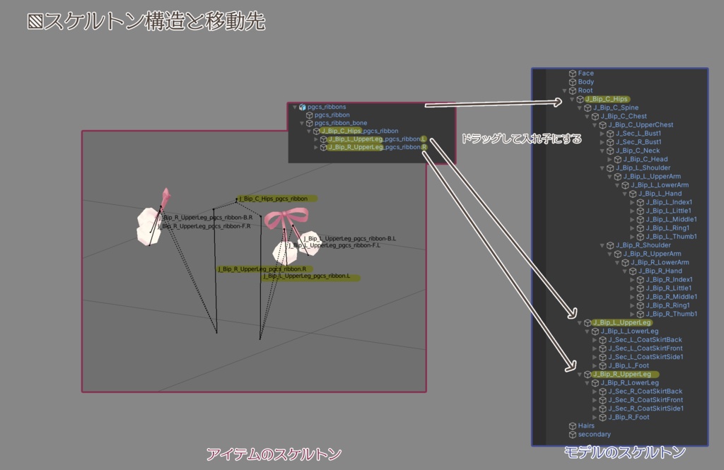 ぽかぽかガーリーコーデ ハット&リボン_3色セット(ピンク,ラベンダー,みずいろ)