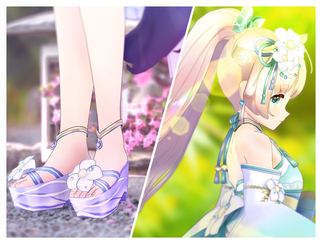 山紫水明ドレス(VRoid用衣装)