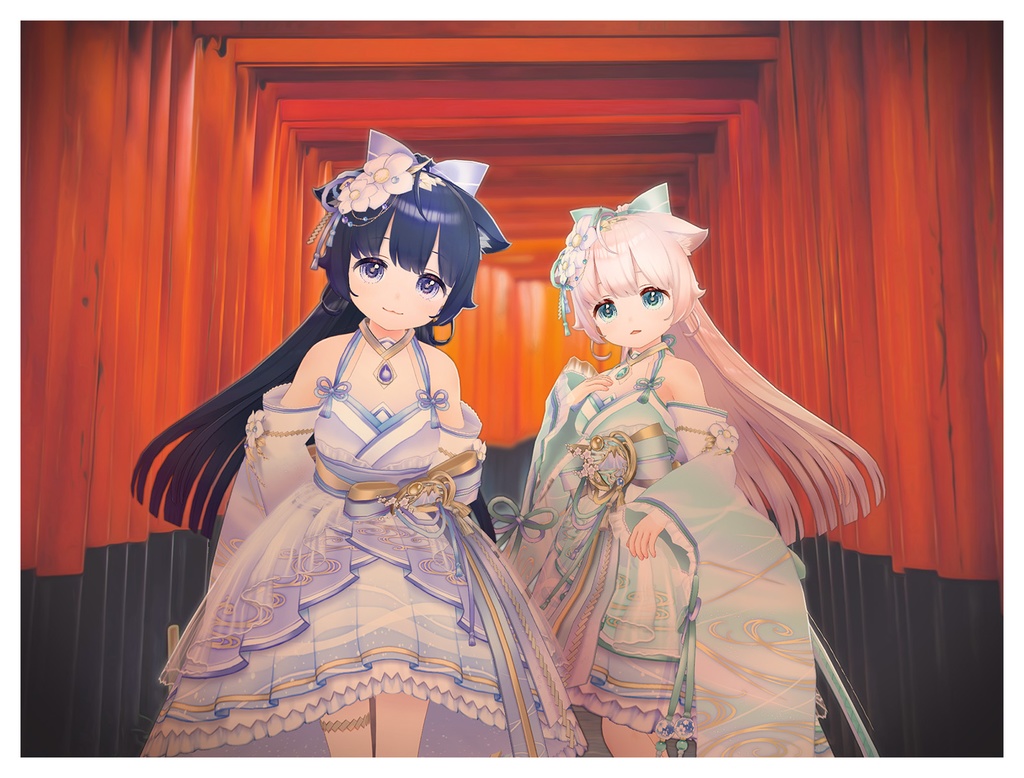 山紫水明ドレス(VRoid用衣装)