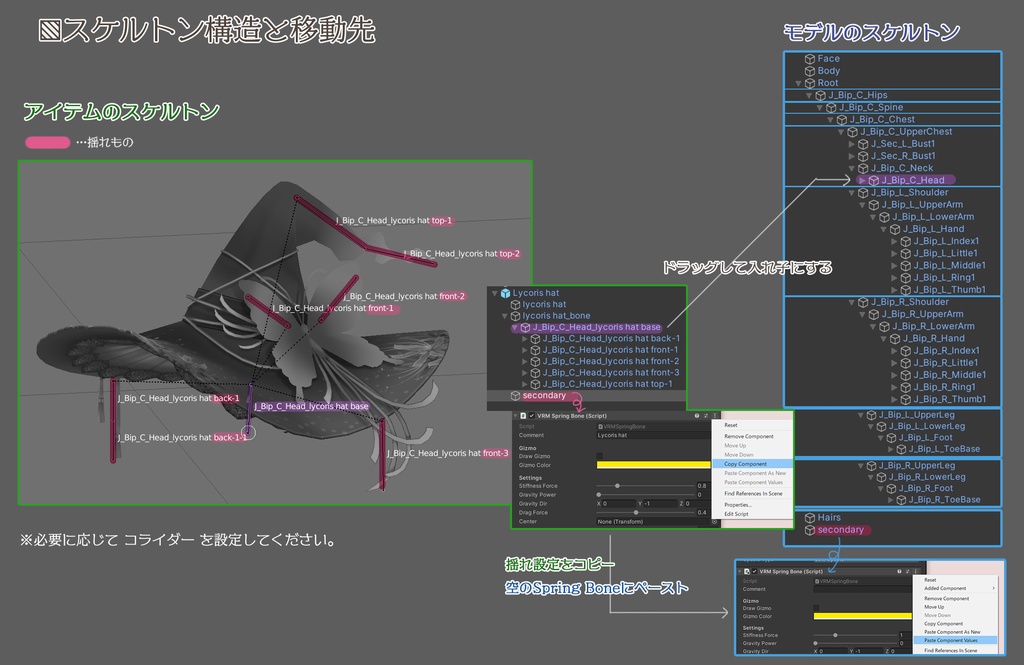 リコリスハット(5色セット)