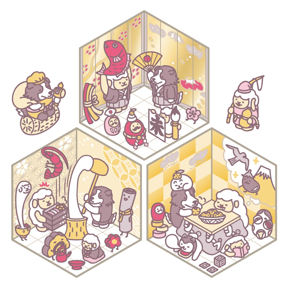 【2027年賀状素材】データ販売・干支イラストや縁起物