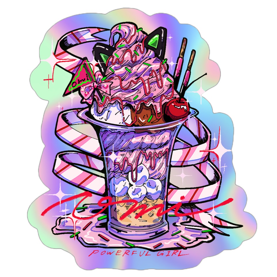 【ホログラムステッカー】